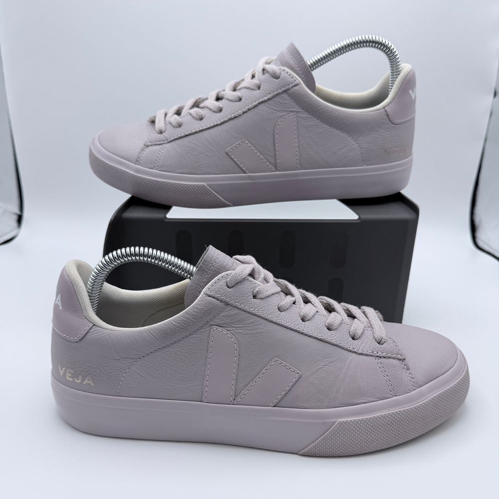 Veja Campo Full Parme Leather Sneakers Lavender Lilac Womens 9 Low Top Shoes